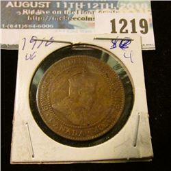 1219 _ 1910 Canada Large Cent.