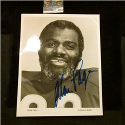 1255 _ Autographed Photo of Alan Page of the Chicago Bears.