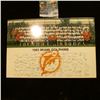 Image 3 : 1261 _ Autographed Photo of Merle Olsen and 1983 Photograph of the Miami Dolphins.