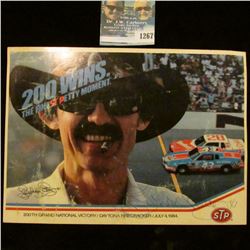 1267 _ Autographed Photo of Richard Petty, 200th Grand National Victory Daytona Firecracker 500 in J