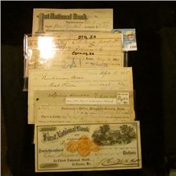 1280 _ 1895 Check Pennsylvania Railroad Co., 1879 Mt. Ayr, Iowa, 1875, Albia, Iowa, 1900 Corning, Io
