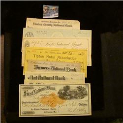 1289 _ 1897 Check Columbus Junction, Iowa, 1912 Davenport, Iowa, 1883 Albia, Iowa, 1908 Oskaloosa, I