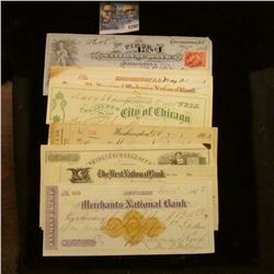 1292 _ 1898 Check First National Bank, Cooperstown NY., 1883 Farmers & Mechanics National Bank, Geor