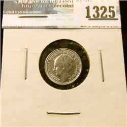 1325 _ 1936 Netherlands, Silver 10 Cents.