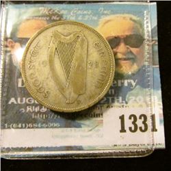 1331 _ 1928 Ireland, Silver Florin.