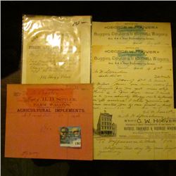1363 _ 1902 H.D. Sittler, Farm Wagons, C.W. Hoover, Buggies, carriages & Business Wagons & 1892 City
