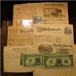 1373 _ 1890's Glenora MFG. Co., Smith's Self Adjusting Swing Cattle Stanchion, 1939 Tulper Watch Co.