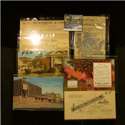 1386 _ (7) Post Cards of Different Banks, Flandreau, Dakota (Dakota Territory), Blackfoot, Idaho, Ke