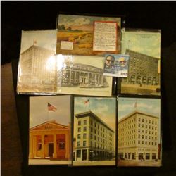 1392 7 Early Post Cards Oc Colorado The First National Bank Of