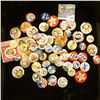 Image 1 : 1411 _ (69) Political Pins. Modern Copies.