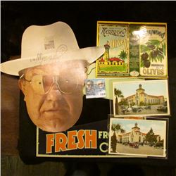 1416 _ (2) 1920's Post Cards, Headquarters Building, Automobile Club of Southern California, The Dod