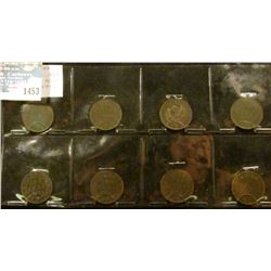 1453 _ 1859, (3) 1882 H, (2) 1886, 1887, & 1888 Canada Large Cents, VG-VF with problems.