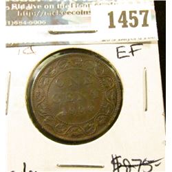 1457 _ 1900 Canada Large Cent, EF.