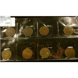 1458 _ (2) 1902, 1903, 1904, 1907, 1908, 1909, & 1910 Canada Large Cents, VG-VF.