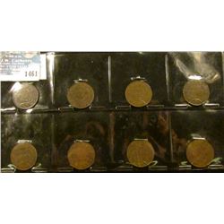 1461 _ 1902, (2) 1903, 1906, 1907, 1909, & (2) 1910 Canada Large Cents, G-VF.