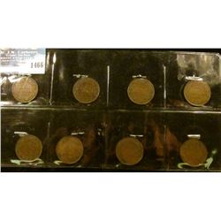 1466 _ 1914, 1915, (2) 1916, 1917, (2) 1918, & 1920 Canada Large Cents, VG-EF.