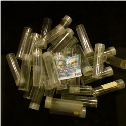 1488 _ (30) plastic coin tubes Cent size.