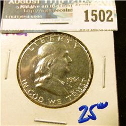 1502 _ 1961 P Proof Franklin Half Dollar