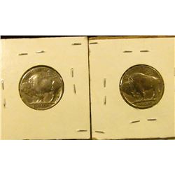 1510 _ 1930 And 1934 Buffalo Nickels With Full Horns