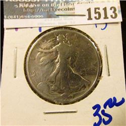 1513 _ 1917 P Walking Liberty Half Dollar