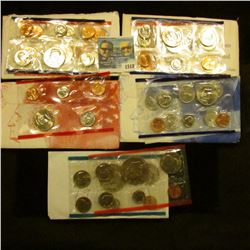 1518 _ 1976, 1992, 1989, And 1999 Mint Sets.  The 1999 Mint Set Is Missing The State Quarters From T