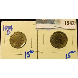 1542 _ 1934-D And 1937 Buffalo Nickels