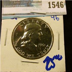 1546 _ 1961 Proof Franklin Half Dollar
