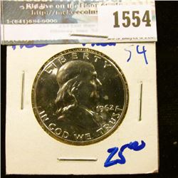1554 _ 1962 Proof Franklin Half Dollar