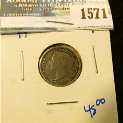 1571 _ 1880-H Better Date Canadian Dime With Queen Victoria On The Front