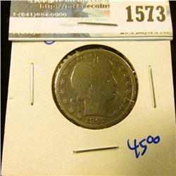 1573 _ 1892-O Barber Quarter