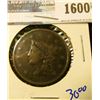 Image 1 : 1600 _ 1835 Coronet Head Large Cent With Full Liberty Visible