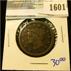 1601 _ 1847 Braided Hair Large Cent