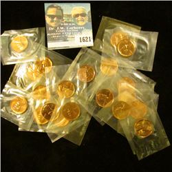 1621 _ 20 Proof Memorial And Wheat Cents From The 1950's And 1960's