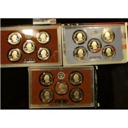 1626 _ 2010, 2011, And 2012 America The Beautiful Proof Quarter Sets