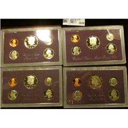 1636 _ 1985, 1986, 1987, And 1990 Proof Sets