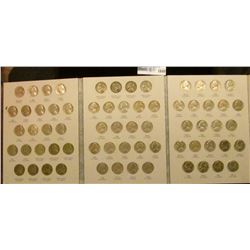 1640 _ Complete Number One Jefferson Nickel Book.  The Set Starts With 1938-1961.  It Includes All 1
