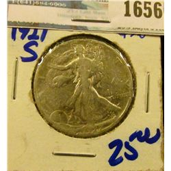 1656 _ 1927-S Better Date Walking Liberty Half Dollar