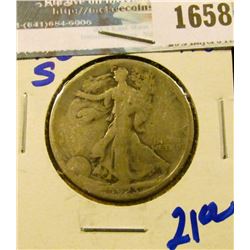 1658 _ 1923-S Walking Liberty Half Dollar