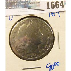 1664 _ 1898-O Barber Half Dollar
