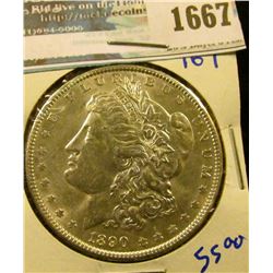 1667 _ 1890 Morgan Silver Dollar