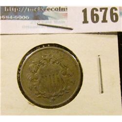 1676 _ 1868 Shield Nickel