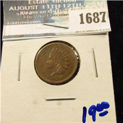 1687 _ 1859-Cn Indian Head Cent With All The Letters In Liberty Visible