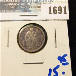 1691 _ 1891 Seated Liberty Dime