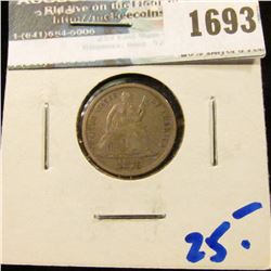1693 _ 1876 Seated Liberty Dime