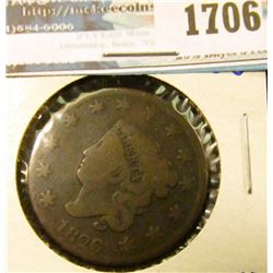 1706 _ 1826 Coronet Head Large Cent