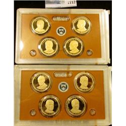 1712 _ 2013 And 2014 Presidential Proof Sets.  They Start With William Mckinley And Ends With Frankl