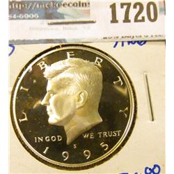 1720 _ 1995-S Proof Silver Kennedy Half Dollar