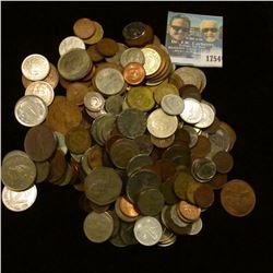 1754 _ Bag Of Mixed Foreign Coins