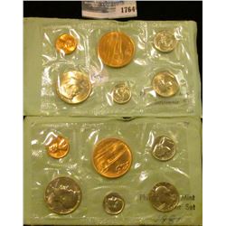 1764 _ 1980 And 1981 Philadelphia Mint Souvenir Coin Sets