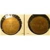 Image 2 : 1782 _ Two Green River Whiskey Good Luck Tokens